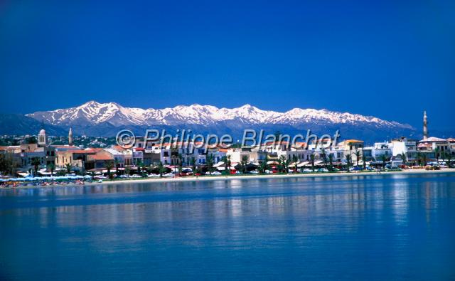 crete 01.JPG - Rethymnon et ses montagnes enneigéesCrète